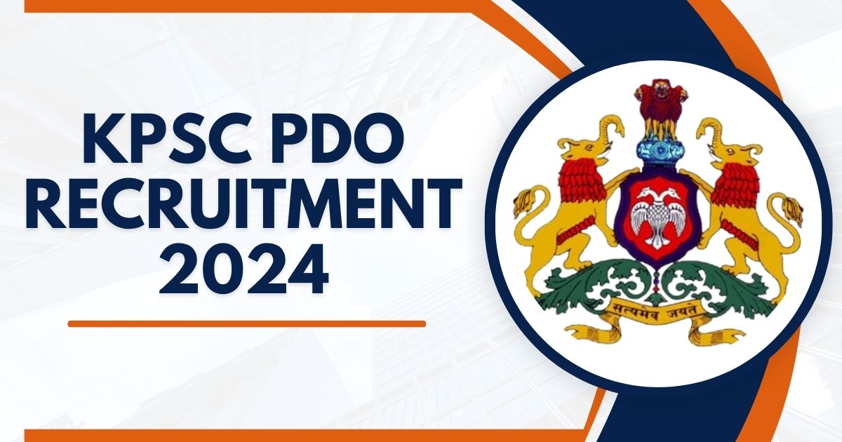 KPSC PDO Recruitment 2024