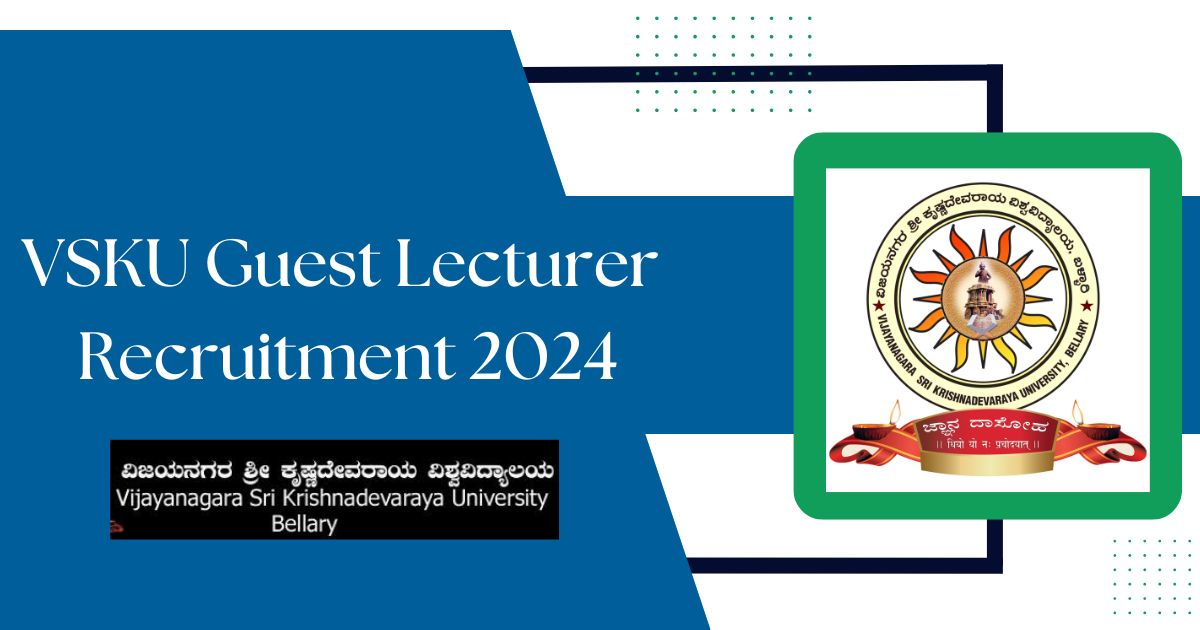 VSKU Guest Lecturer Recruitment 2024