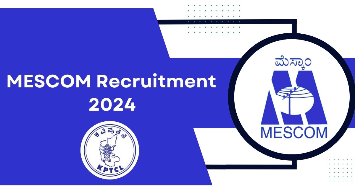 MESCOM Recruitment 2024