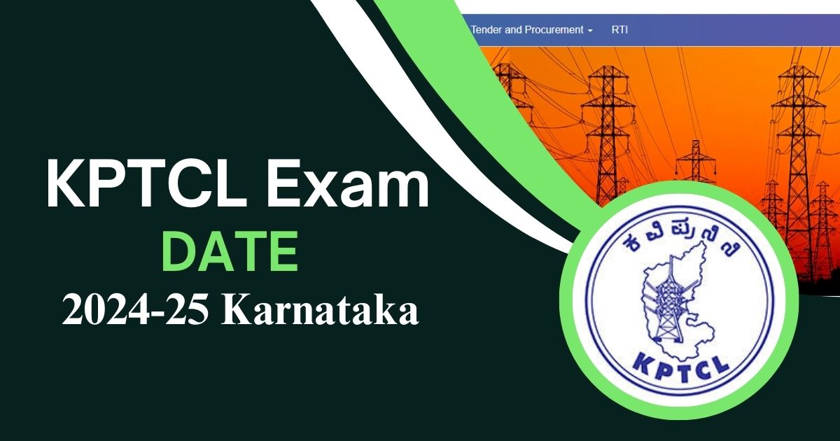 KPTCL Exam Date