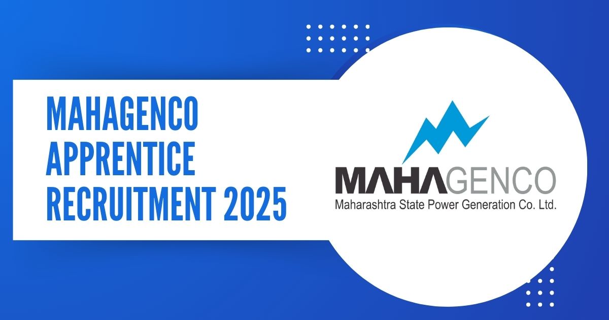 MAHAGENCO Apprentice Recruitment 2025