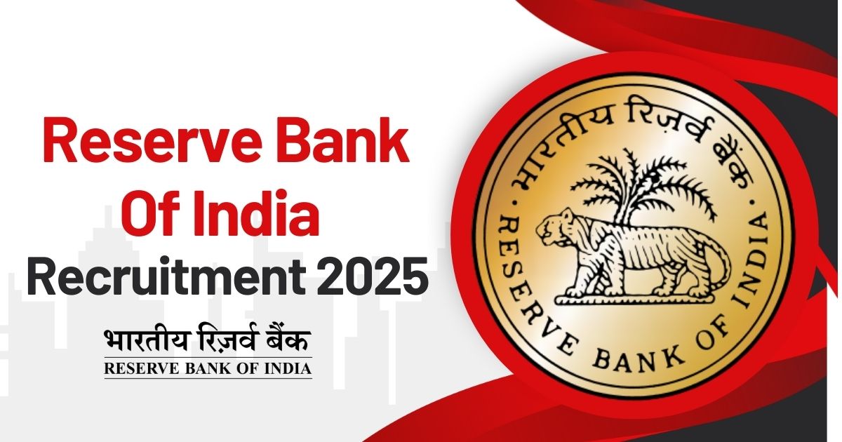 Reserve Bank Of India Recruitment 2025