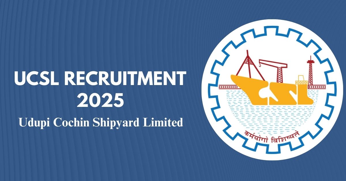 UCSL Recruitment 2025