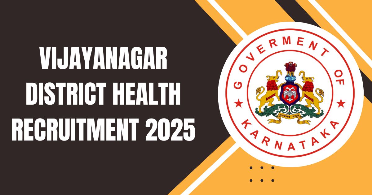 Vijayanagar District Health Recruitment 2025