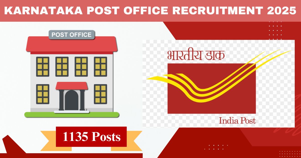 Karnataka Post Office Recruitment 2025