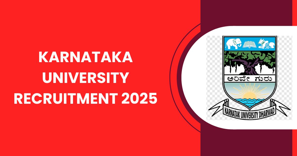 Karnataka University Recruitment 2025
