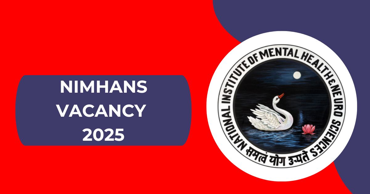 NIMHANS Vacancy