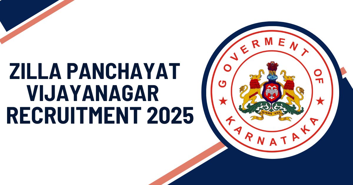 Zilla Panchayat Vijayanagar Recruitment 2025