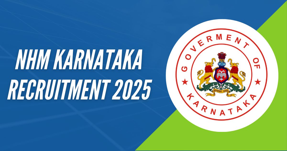 NHM Karnataka Recruitment 2025