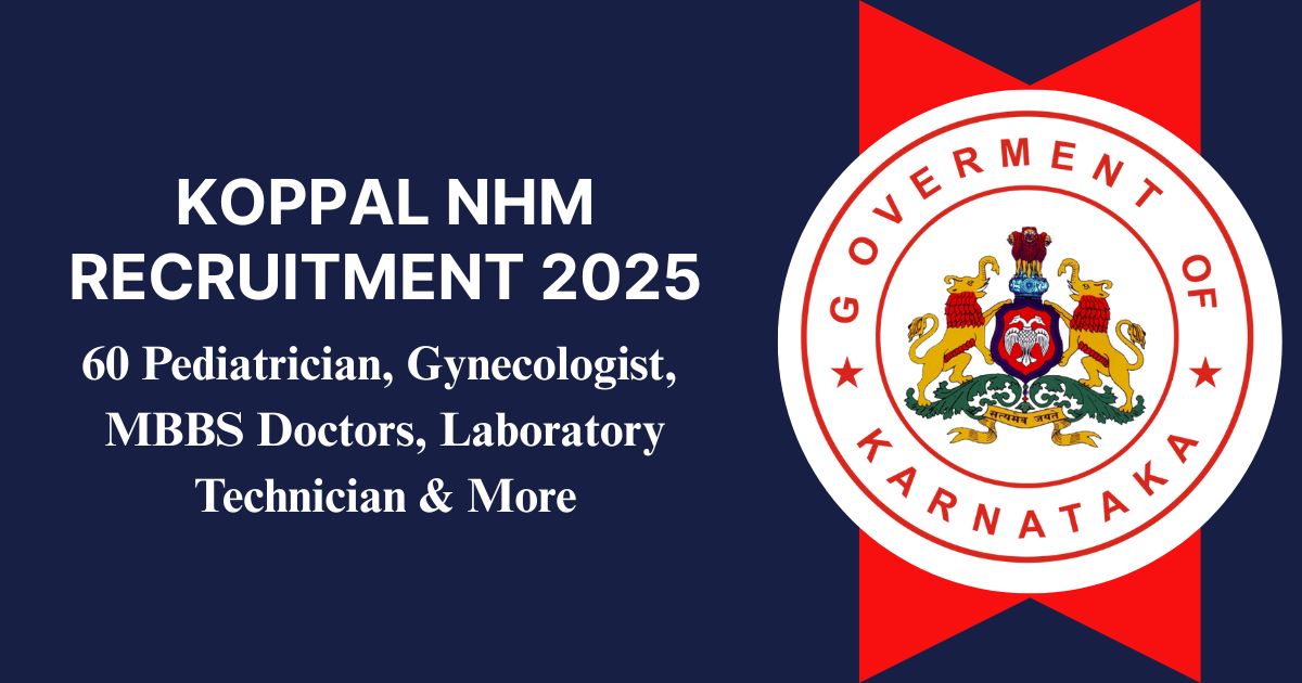 Koppal NHM Recruitment 2025