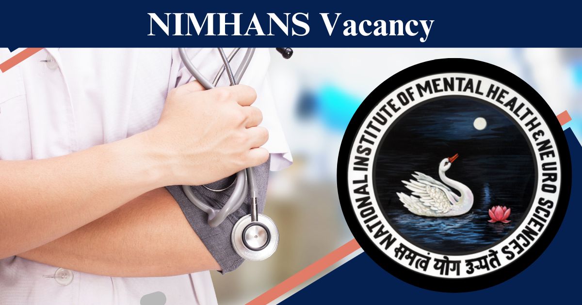 NIMHANS Vacancy 2025