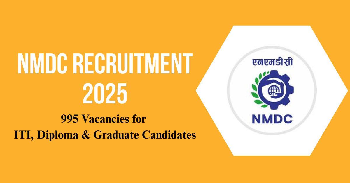 NMDC Recruitment 2025