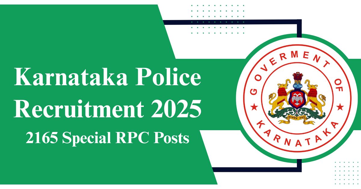 Karnataka Police Recruitment 2025