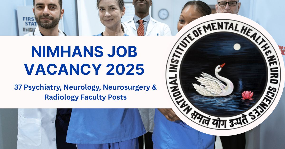 NIMHANS Job Vacancy