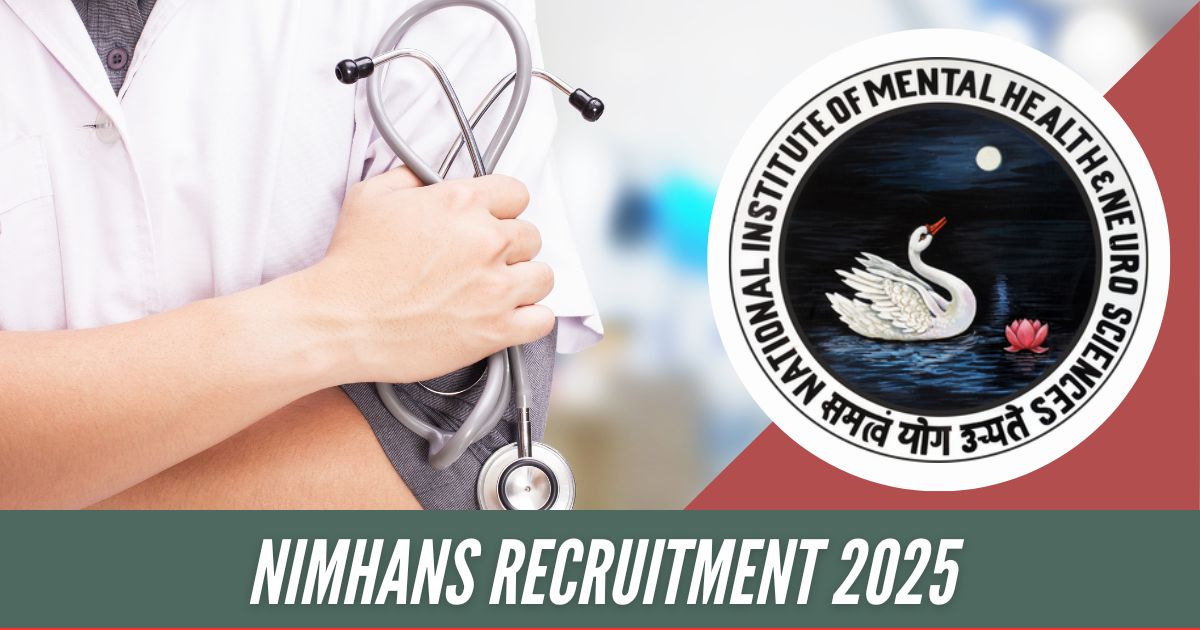 NIMHANS Recruitment 2025