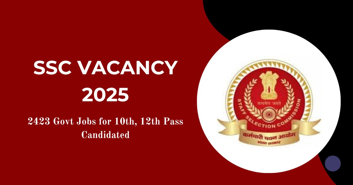SSC Vacancy 2025