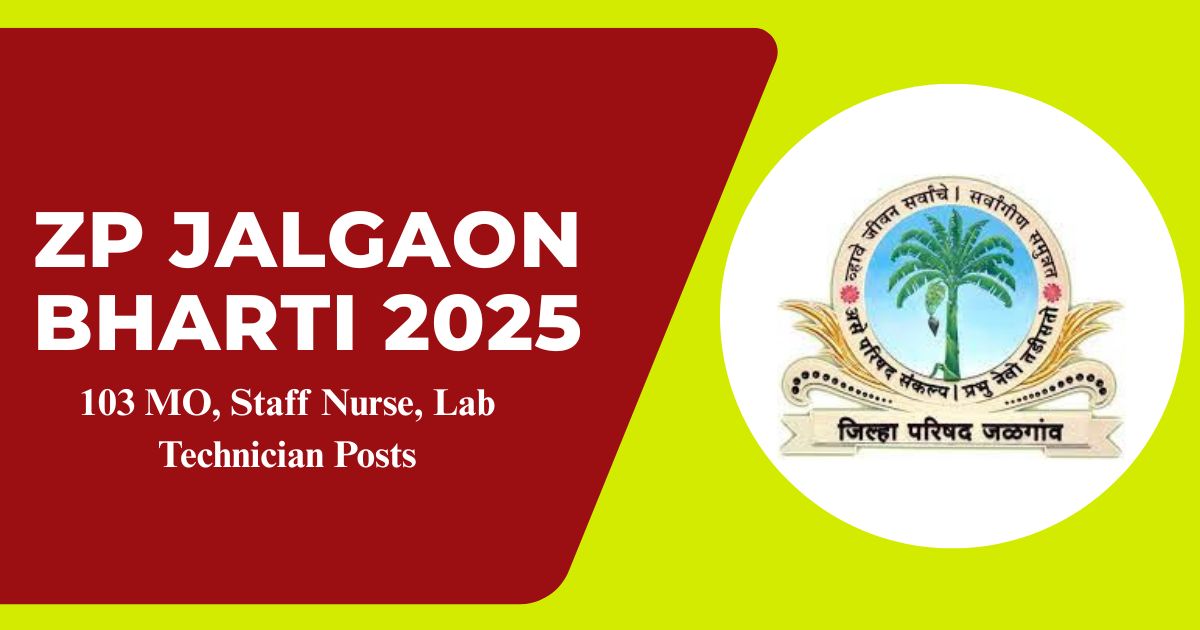 ZP Jalgaon Bharti 2025